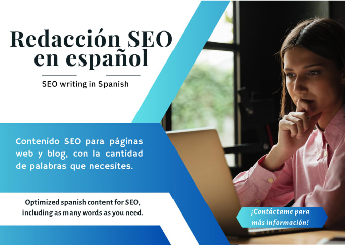 I will write SEO spanish content for blogs and websites