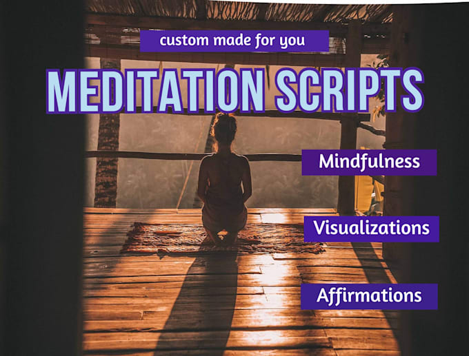 write original guided meditation scripts