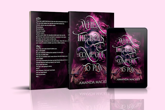 design a custom fantasy romance book cover for your novel