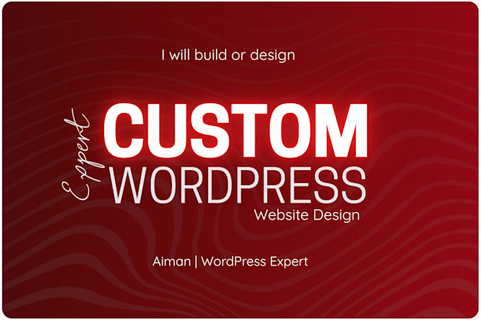 build a professional wordpress business or ecommerce website