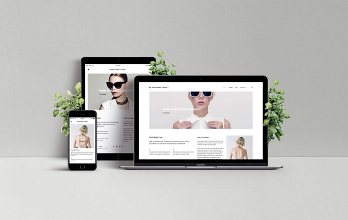 create professional wix or wordpress website