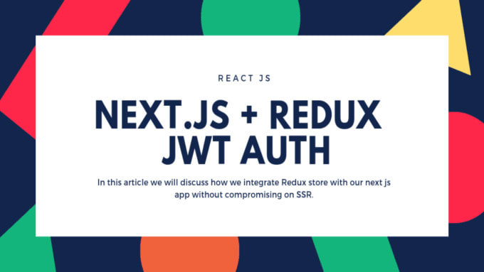 build web app with nextjs,redux for server side rendering