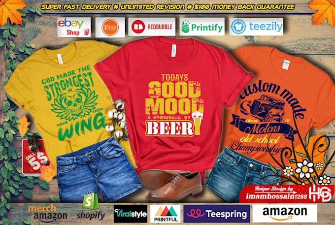 create an awesome typography t shirt design
