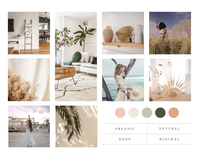 Design a cohesive color palette and mood board by Mdesign2 | Fiverr