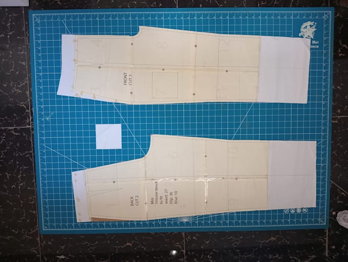 digitize your scanned paper sewing patterns