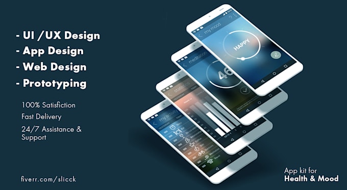 Create creative ui ux design by Slicck | Fiverr