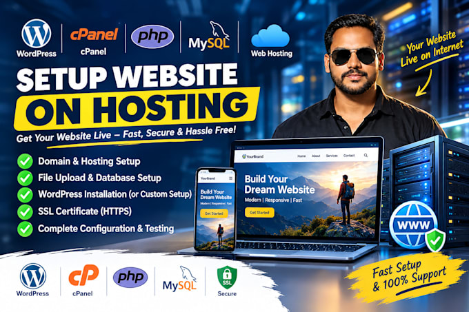 setup website on hosting