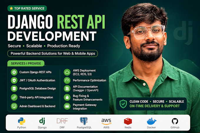 build a secure django rest API using django rest framework