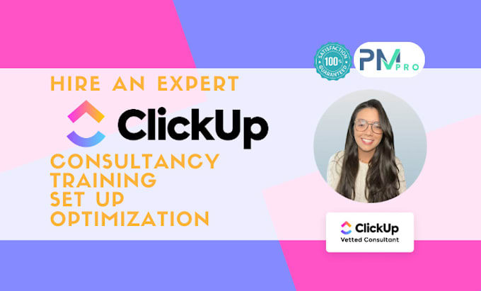 set up a clickup project management workspace
