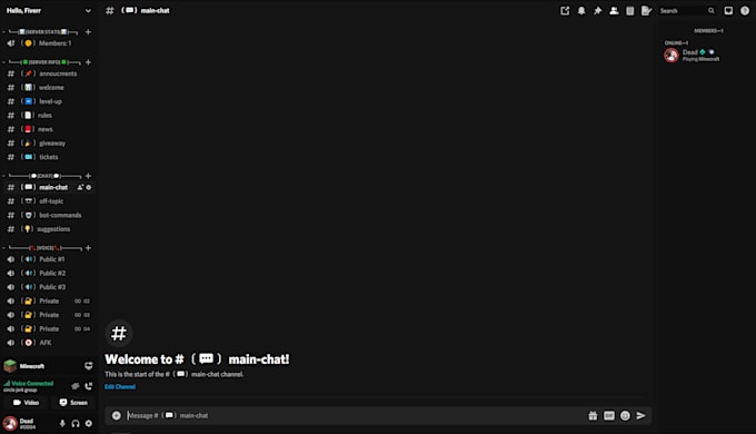 Make a discord server for you or a custom modmail bot by Lucidityhvh ...