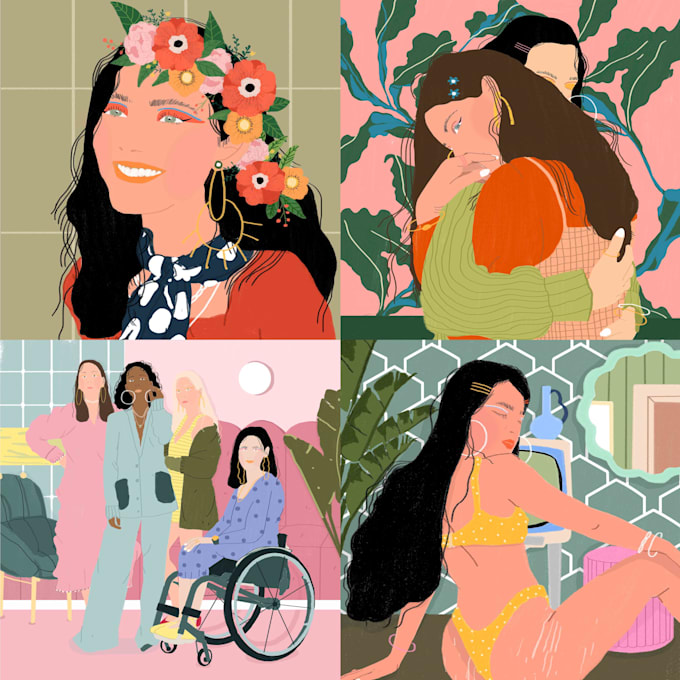 do woman illustration for anything