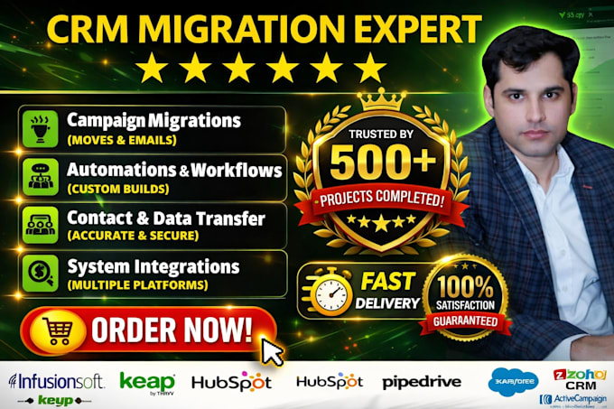 setup your CRM or help with CRM data migration