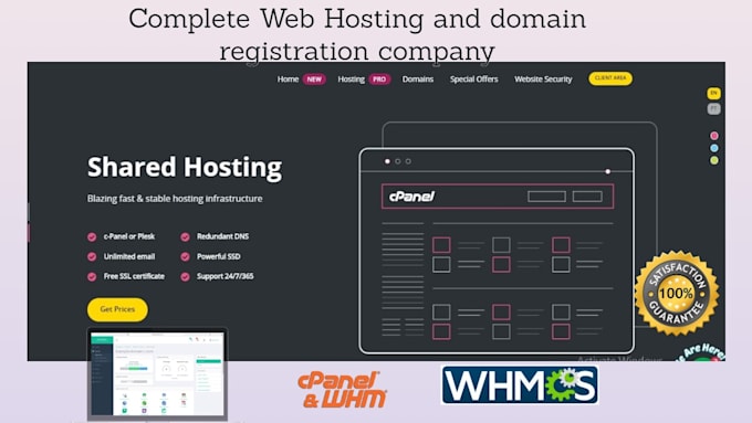 build reseller web hosting and domain name registration company