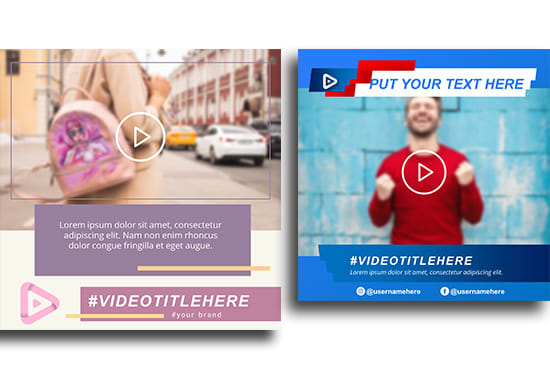 create product video ad, facebook and ig, animated flyer,