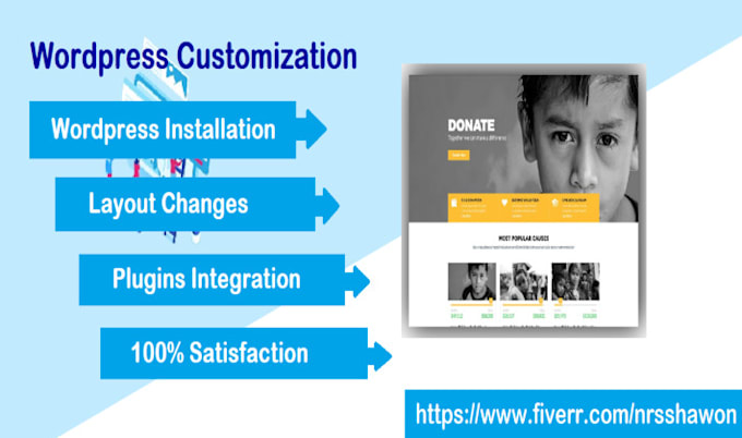 do wordpress customization or wordpress theme customization