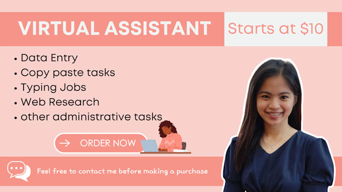Be your virtual assistant for data entry and copy paste by Coco_seyer ...