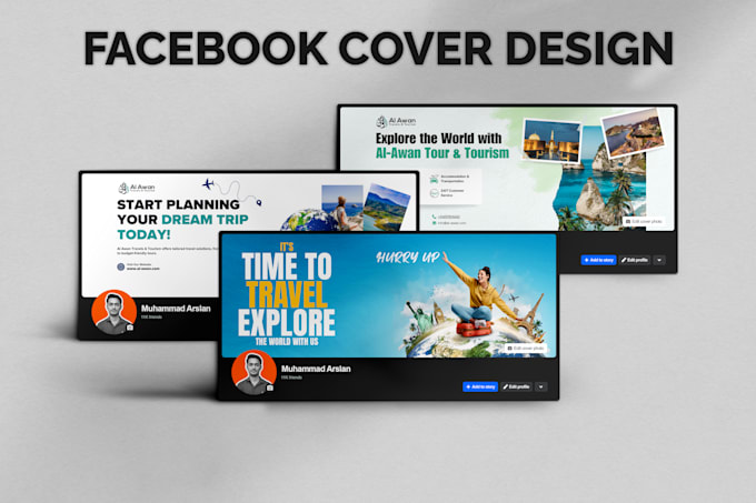 design professional website banners and social media banners