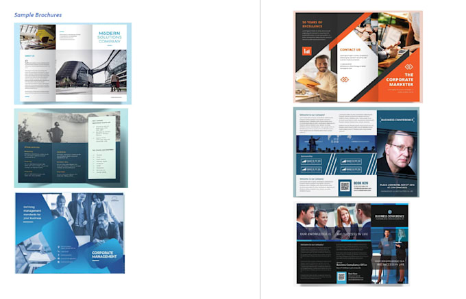 do brochure or flyers or pamphlet or leaflet designs