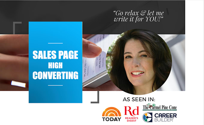 write your high converting sales page copy for sales funnel