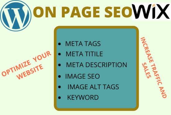 write and optimize meta title description and image alt tags