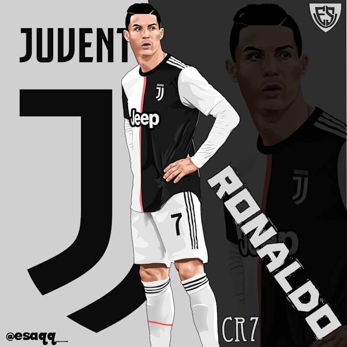 Illustrate your favourite football player by Efrinaldis Fiverr