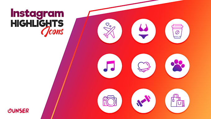 design unique instagram story highlight cover