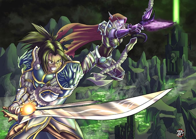draw your favorite manga, anime or roleplaying characters