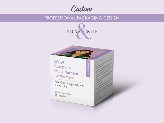 design creative product packaging and label