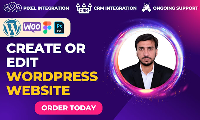 create or edit a wordpress website