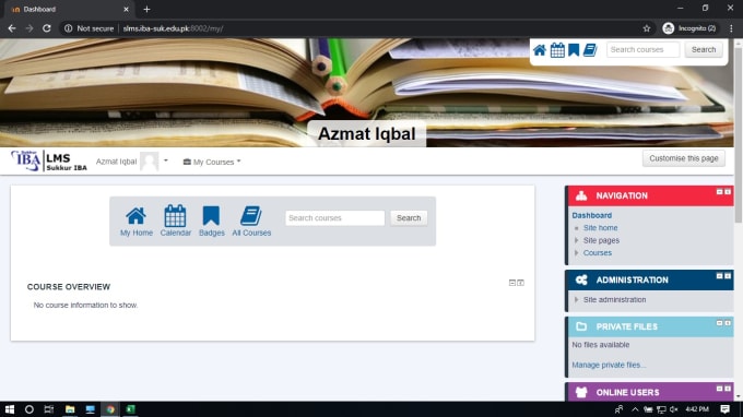 do everything of lms moodle