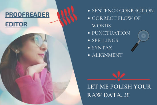 keenly proofread and edit your document in 24 hours