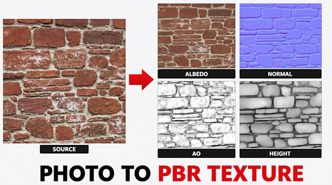 create seamless tileable pbr textures from your photo