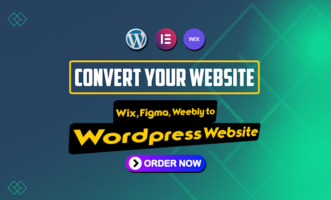 convert copy or clone wix, weebly to wordpress website