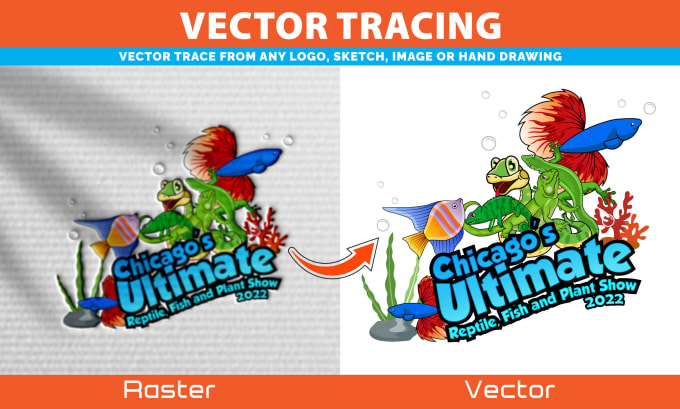 do vector trace from any logo, sketch, image or hand drawing