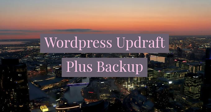 install and setup updraft plus backup in your website