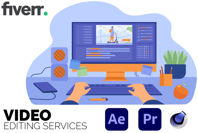 do professional video editing, after effects expert