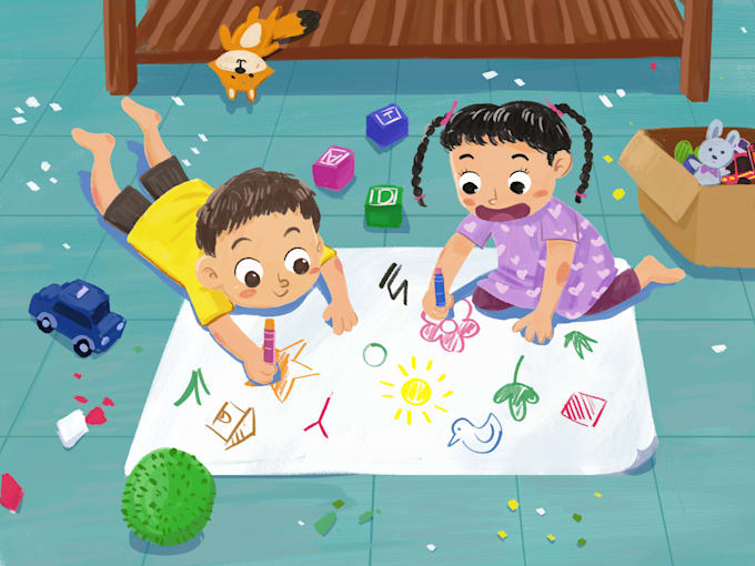 turn your children book illustrations into animated videos