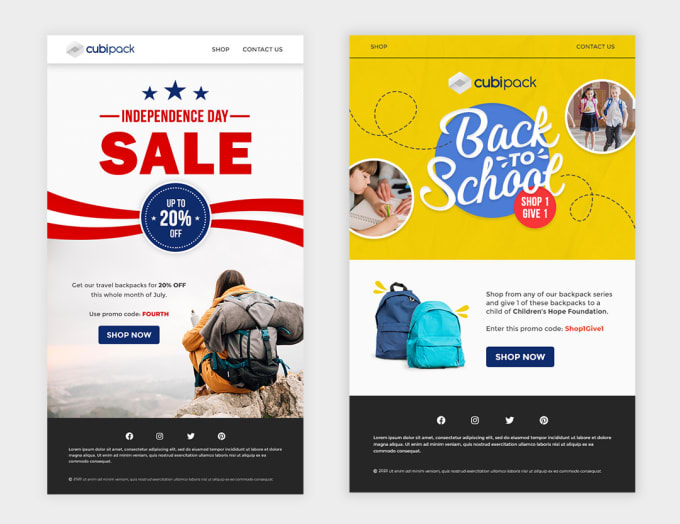 Create your branded email templates by Princessrazon Fiverr
