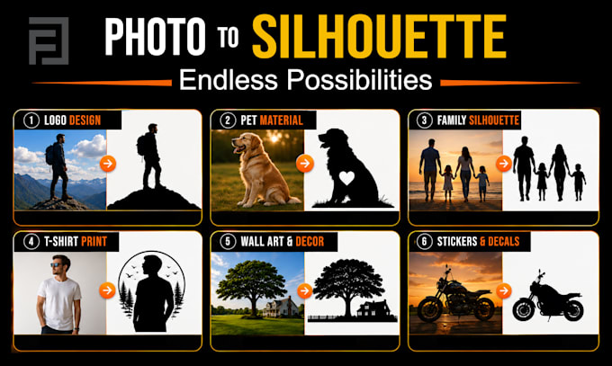 create custom silhouette from your photo