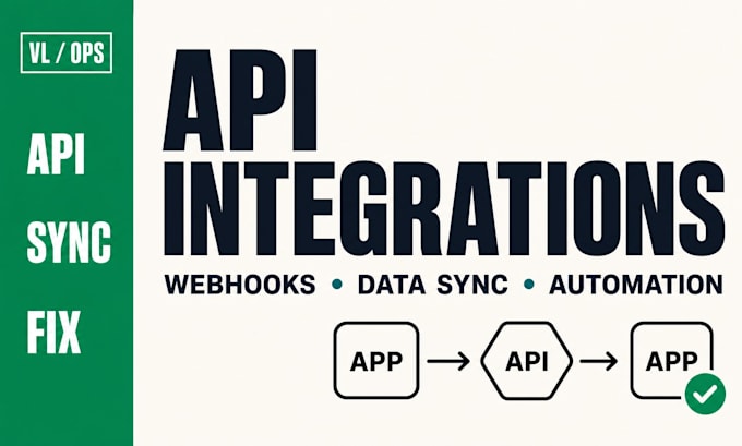 build API integrations, webhooks and saas data syncs
