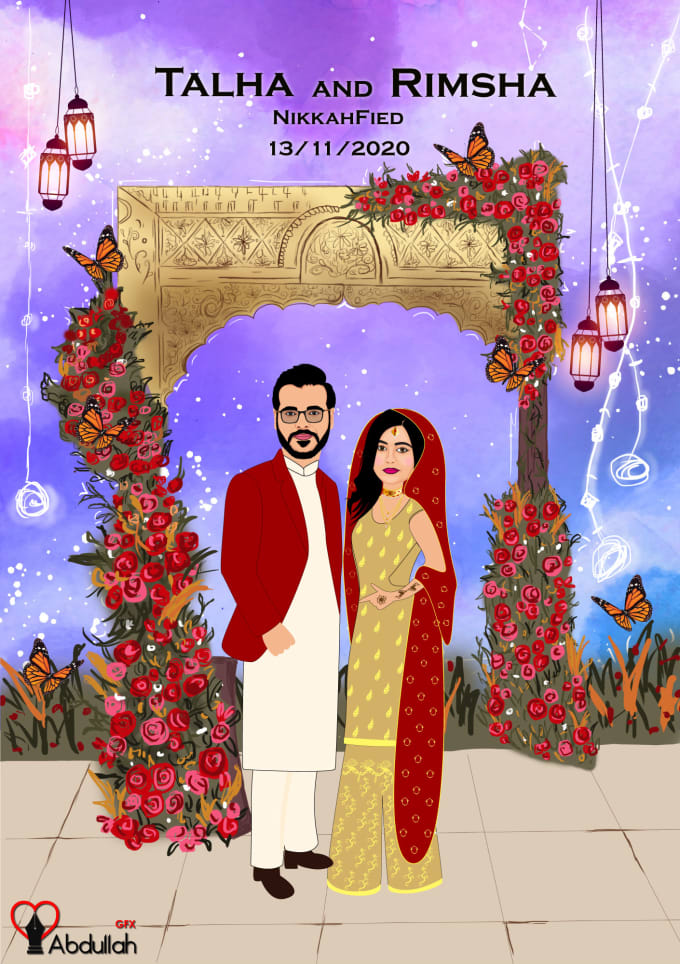 Design wedding invitation card for you by Abdullah1147m | Fiverr