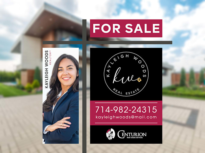 For Rent Sign Realtor Rider Design real estate realtor signage yard sign rider billboard feather ...