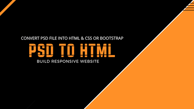 convert PSD to html with responsive