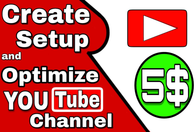 Create youtube channel with logo, banner,intro,seo and extro by Bilal