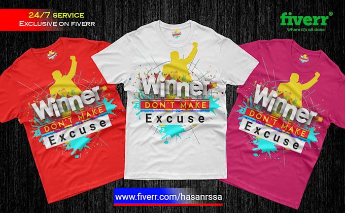 create a custom t shirt design within 24 hours