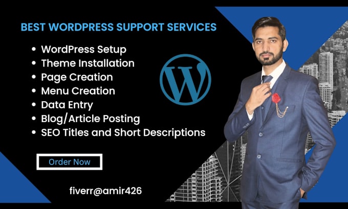 do wordpress tasks, data entry, blog post etc