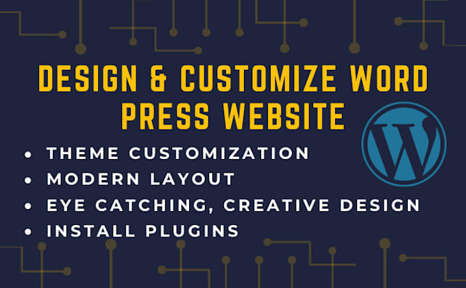 create a modern and responsive wordpress website or blog