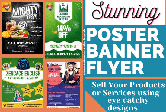 Quickly design creative poster, banner, flyer for social media posts ...