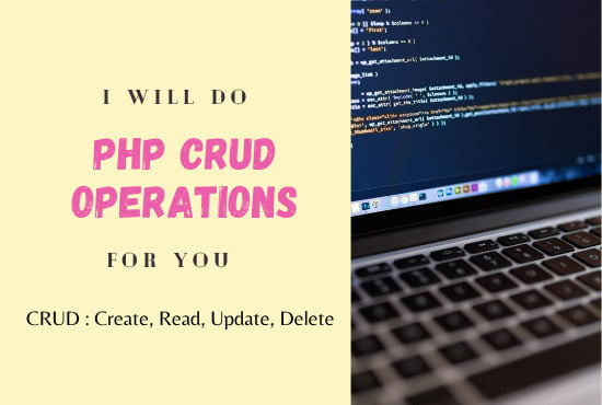 do core php crud operations for you
