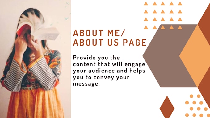 write an impressive about me or about us page for you